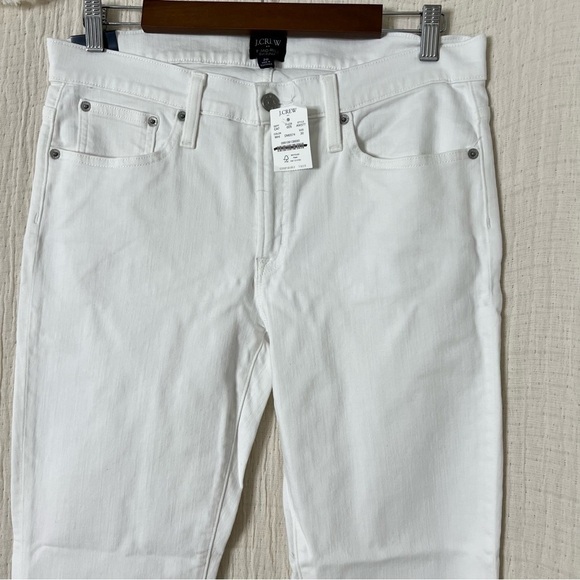 J. Crew Factory White stovepipe mid rise skinny jean in signature stretch+ 30 - Picture 6 of 9